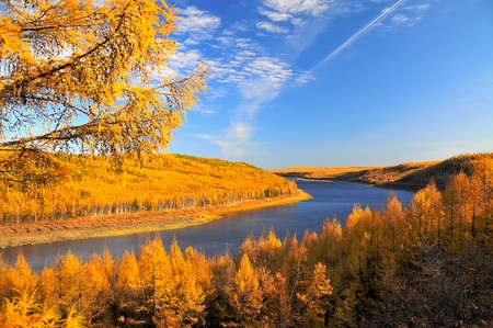 Autumn landscapeの写真素材