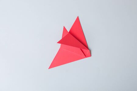 Step by step photo instruction. How to make origami paper fish. DIY for children. Childrens art...