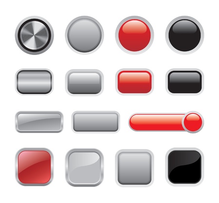 buttonsのイラスト素材