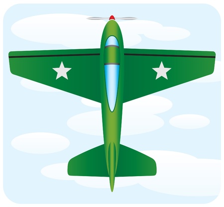 green war airplaneのイラスト素材
