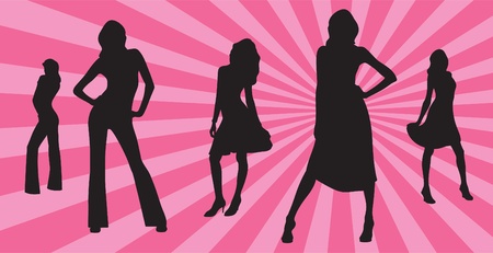 sexy girlsのイラスト素材