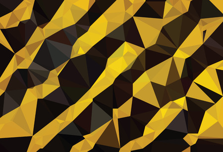 Background abstract triangle geometry pattern wild yellowのイラスト素材