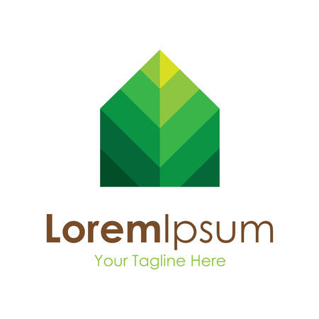 Grean leaf structure silhouette concept elements icon  のイラスト素材