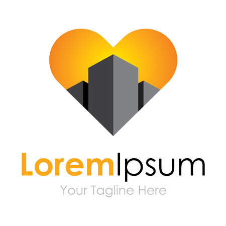 City love urban cityscape concept elements icon  のイラスト素材