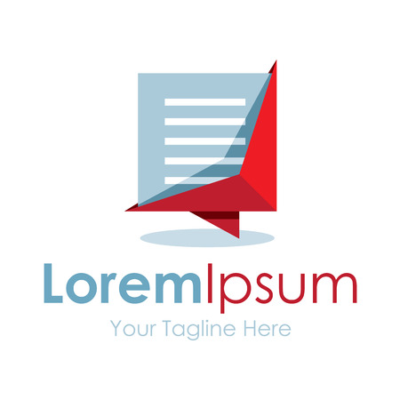 Modern good looking document file simple business icon logoのイラスト素材
