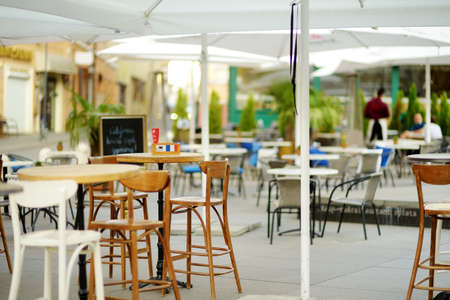 VILNIUS, LITHUANIA - AUGUST 20, 2020: Narrow streets of the Old Town of Vilnius, one of the largest surviving medieval old towns in Northern Europe, UNESCO World Heritage Siteのeditorial素材