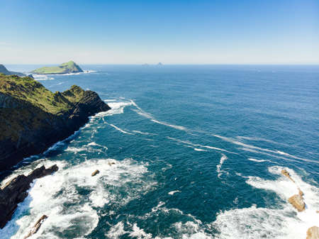 Amazing wave lashed Kerry Cliffs, widely accepted as the most spectacular cliffs in County Kerry,...