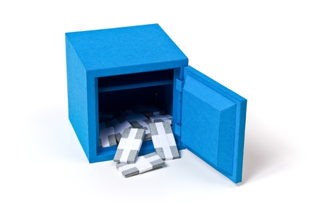 Money under protectionの写真素材