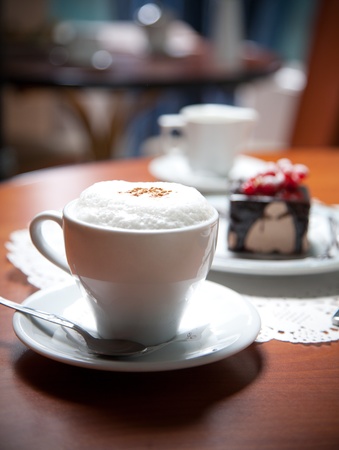 Evening coffeeの写真素材