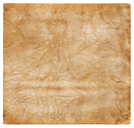 Old crumpled leatherの写真素材