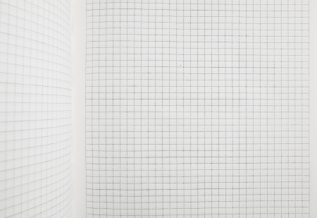 Blank squared notebook sheet の写真素材