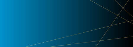 Abstract pattern of golden lines. Luxury dark blue background vector illustrationのイラスト素材