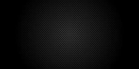 Dark black Geometric grid background. Modern dark abstract vector texture.