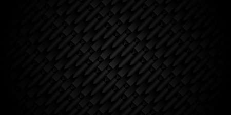 Dark black Geometric grid background. Modern dark abstract vector texture.