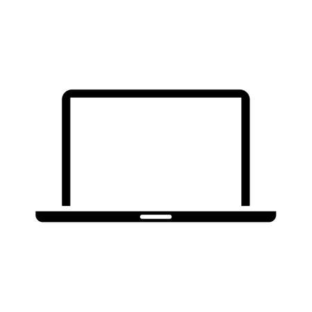 Laptop icon. Laptops or notebook computer. Vector illustration isolated on white background. EPS10のイラスト素材