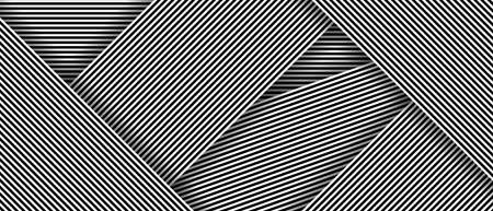 Abstract white background with diagonal overlap lines. Modern abstract vector texture.のイラスト素材