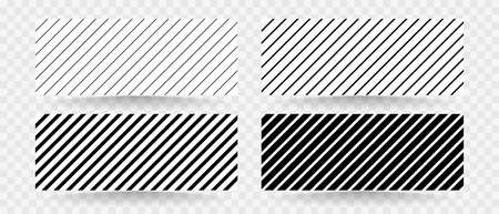 Set of White abstract background, texture with diagonal lines, vector illustration.のイラスト素材