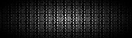 Dark black Geometric grid background. Modern dark abstract vector texture.のイラスト素材