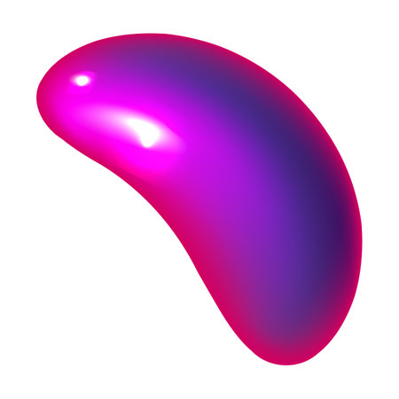 Bright purple liquid shape, sphere or icon vector isolated on white background eps 10のイラスト素材