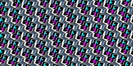 Modern horizontal banner or background with pattern. Modern abstract wallpaper.