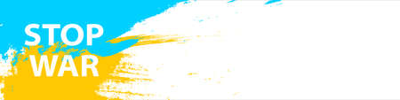 Stop war in Ukraine. International protest, Stop the war against Ukraine. vector illustration backgroundのイラスト素材