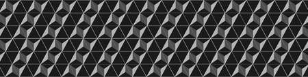 Abstract geometric triangle pattern background. modern horizontal vector texture.