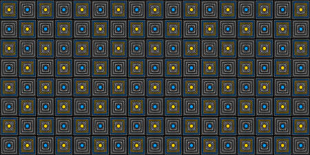 Dark black geometric grid background. Modern dark abstract vector texture