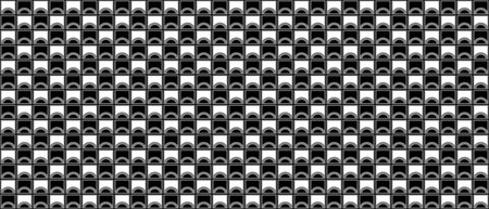 Dark black geometric grid background with squares. Modern dark abstract vector texture