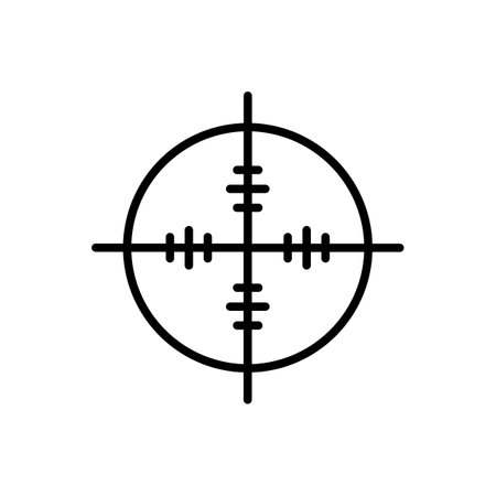 Target and aim icon. game sign. focus symbol. Vector isolated on white background.のイラスト素材