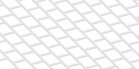 White geometric grid background. Modern abstract vector texture.のイラスト素材