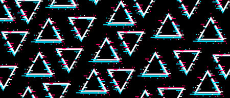 Modern abstract background with glitch elements.