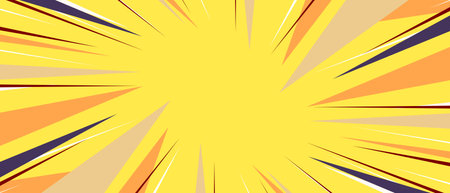 Pop art comic book. cartoon magazine cover. Speed effect vector background.のイラスト素材