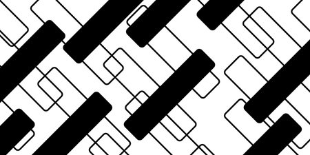 Abstract geometric background with diagonal black lines. vector