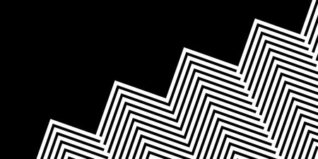 Abstract black and white geometric lines. background with diagonal lines. Modern abstract vector texture.のイラスト素材