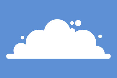 cartoon cloud icon. Modern flat icon for design. Vector isolated on white background.のイラスト素材