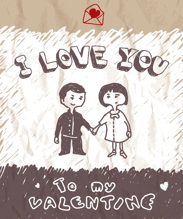I love youのイラスト素材