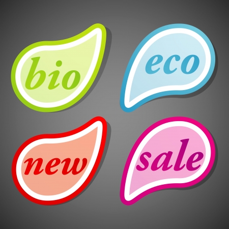 label setのイラスト素材