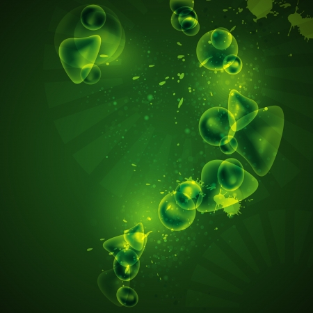 abstract green backgroundのイラスト素材