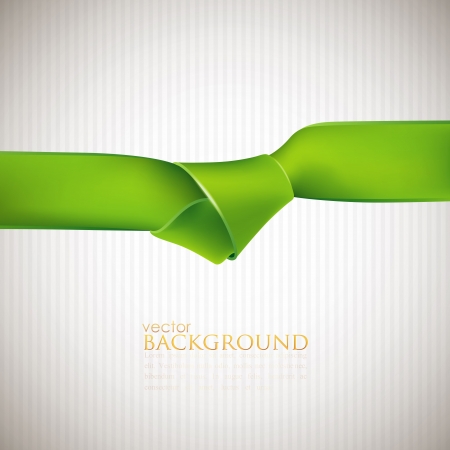 abstract background with green ribbon のイラスト素材