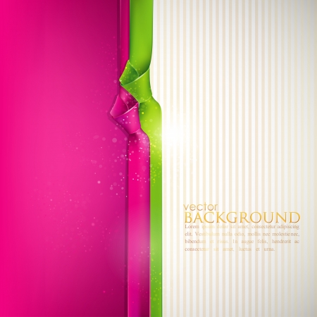 abstract background with multicolored ribbons のイラスト素材