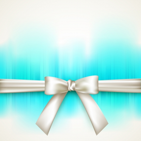 blue background with white bowのイラスト素材