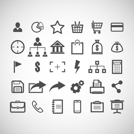 set of web iconsのイラスト素材