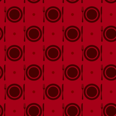 seamless meal signsのイラスト素材