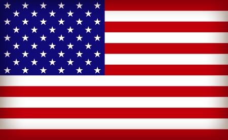 the USA flagのイラスト素材