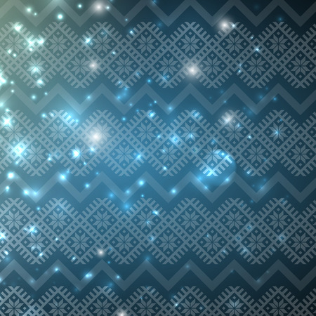 Abstract shiny ethnic background with sparkles のイラスト素材