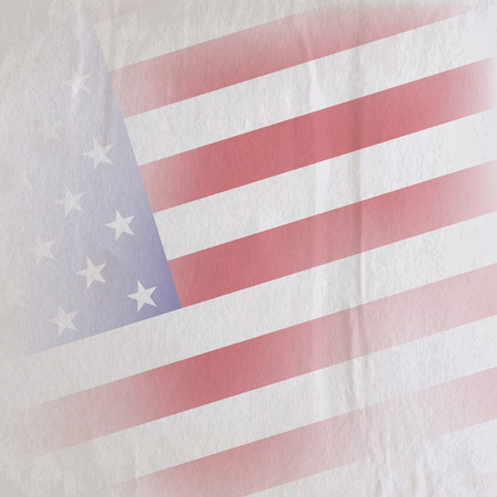  old vintage paper texture with the unated states of america flagのイラスト素材