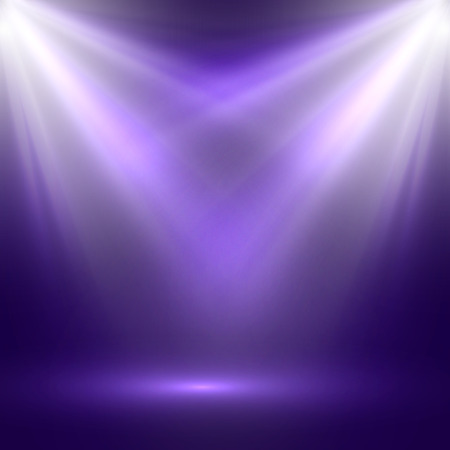 vector abstract illustration of bright stage light raysのイラスト素材