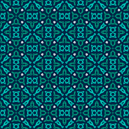 Seamless Floral Ethnic Pattern. Vintage Vector Ornament.  Celtic, Arabic Or Indian Motifs Background. Seamless Wallpaper For Fabric Or Wrapping Paper Design.のイラスト素材