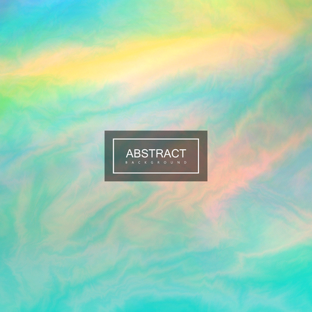 Abstract background with colorful iridescent moire texture. Vector artistic illustration of iridescent oil painting or marbling imitation. Applicable for poster, brochure, cover, banner designsのイラスト素材