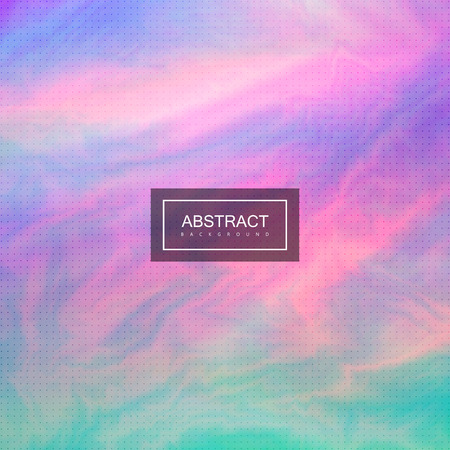 Abstract background with colorful iridescent moire texture. Vector artistic illustration of iridescent oil painting or marbling imitation. Applicable for poster, brochure, cover, banner designsのイラスト素材